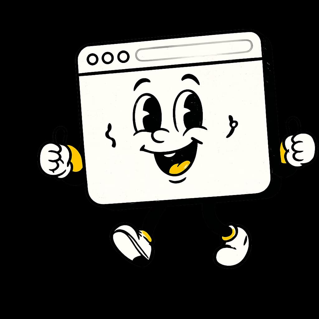 Ilustración de una carta web HTML